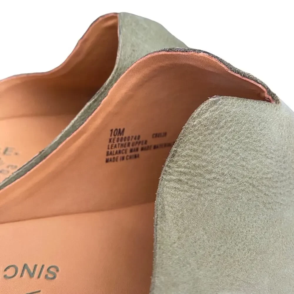 Kork-Ease Para Green Nubuck Leather Clog Mules size 10 - Picture 6 of 11